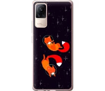 Купить - чехол для смартфона  Чехол силиконовый на телефон Xiaomi Civi Лисички в космосе "4519u-2491-1529"