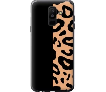 Купить - чехол для смартфона  Чехол 2d пластиковый на телефон Samsung Galaxy A6 Plus 2018 Пятна леопарда "4269t-1495-1529"