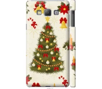 Купить - чехол для смартфона  Чехол 3d пластиковый матовый на телефон Samsung Galaxy A7 A700H Новогодняя елка "4198m-117-1529"