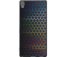 Купить - чехол для смартфона  Чехол 2d пластиковый на телефон Sony Xperia XA Ultra Dual F3212 Переливающиеся соты "498t-391-1529"