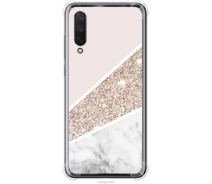 Купить - чехол для смартфона  Чехол силикон с усиленными углами на телефон Xiaomi Mi CC9 Пастельный мрамор "4342sp-1747-1529"
