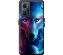 Купить - чехол для смартфона  Чехол tpu черный на телефон Realme GT Neo 2 Арт-волк "3999b-2489-1529"