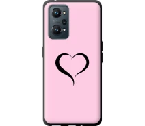 Купить - чехол для смартфона  Чехол tpu черный на телефон Realme GT Neo 2 Сердце 1 "4730b-2489-1529"