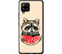 Купить - чехол для смартфона  Чехол tpu черный на телефон Samsung Galaxy A42 A426B Енотик с арбузом "4605b-2098-1529"