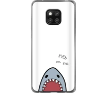 Купить - чехол для смартфона  Чехол 2d пластиковый на телефон Huawei Mate 20 Pro Акула "4870t-1567-1529"