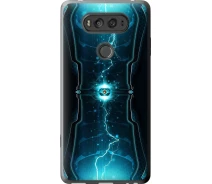 Купить - чехол для смартфона  Чехол 2d пластиковый на телефон LG V20 Молнии в цилиндре "120t-787-1529"