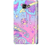 Купить - чехол для смартфона  Чехол 3d пластиковый глянцевый на телефон Samsung Galaxy A5 (2016) A510F Розовая галактика "4146c-158-1529"