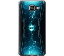 Купить - чехол для смартфона  Чехол силиконовый на телефон Samsung Galaxy A5 (2016) A510F Молнии в цилиндре "120u-158-1529"