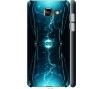 Купить - чехол для смартфона  Чехол 3d пластиковый глянцевый на телефон Samsung Galaxy A5 (2016) A510F Молнии в цилиндре "120c-158-1529"