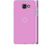 Купить - чехол для смартфона  Чехол 3d пластиковый глянцевый на телефон Samsung Galaxy A5 (2016) A510F Сердце 2 "4863c-158-1529"