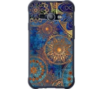 Купить - чехол для смартфона  Чехол 2d пластиковый на телефон Samsung Galaxy J1 Ace J110H Золотой узор "678t-215-1529"