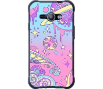 Купить - чехол для смартфона  Чехол 2d пластиковый на телефон Samsung Galaxy J1 Ace J110H Розовая галактика "4146t-215-1529"