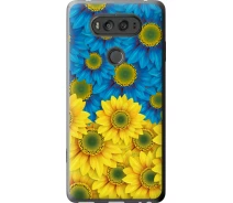 Купить - чехол для смартфона  Чехол 2d пластиковый патриотический на телефон LG V20 Жёлто-голубые цветы "1048t-787-1529"