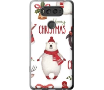 Купить - чехол для смартфона  Чехол 2d пластиковый на телефон LG V20 Merry Christmas "4106t-787-1529"