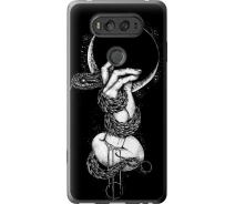Купить - чехол для смартфона  Чехол 2d пластиковый на телефон LG V20 Змея в руке "4149t-787-1529"