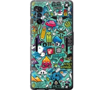 Купить - чехол для смартфона  Чехол силиконовый на телефон Xiaomi Poco F4 GT Стикер бомбинг 1 "693u-2958-1529"
