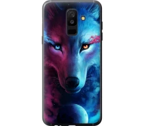 Купить - чехол для смартфона  Чехол 2d пластиковый на телефон Samsung Galaxy A6 Plus 2018 Арт-волк "3999t-1495-1529"