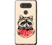 Купить - чехол для смартфона  Чехол 2d пластиковый на телефон LG V20 Енотик с арбузом "4605t-787-1529"