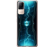 Купить - чехол для смартфона  Чехол силиконовый на телефон Xiaomi Civi Молнии в цилиндре "120u-2491-1529"