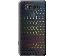 Купить - чехол для смартфона  Чехол 2d пластиковый на телефон LG V20 Переливающиеся соты "498t-787-1529"