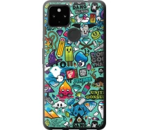 Купить - чехол для смартфона  Чехол силиконовый на телефон Google Pixel 5A Стикер бомбинг 1 "693u-2286-1529"