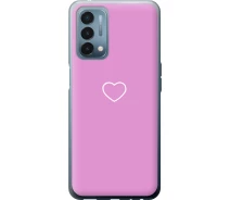 Купить - чехол для смартфона  Чехол силиконовый на телефон OnePlus Nord N200 Сердце 2 "4863u-2384-1529"