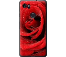 Купить - чехол для смартфона  Чехол силиконовый на телефон Google PixeL 2 XL Красная роза "529u-1643-1529"