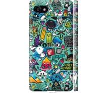 Купить - чехол для смартфона  Чехол 3d пластиковый матовый на телефон Google PixeL 2 XL Стикер бомбинг 1 "693m-1643-1529"
