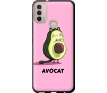 Купить - чехол для смартфона  Чехол tpu черный на телефон Motorola E40 Avocat "4270b-2660-1529"