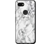 Купить - чехол для смартфона  Чехол силиконовый на телефон Google Pixel 3a XL Мрамор белый "4480u-1713-1529"