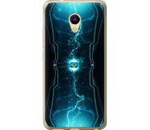 Купить - чехол для смартфона  Чехол силиконовый на телефон Meizu M5s Молнии в цилиндре "120u-776-1529"