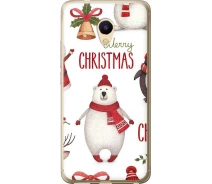 Купить - чехол для смартфона  Чехол силиконовый на телефон Meizu M5s Merry Christmas "4106u-776-1529"