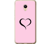 Купить - чехол для смартфона  Чехол силиконовый на телефон Meizu M5s Сердце 1 "4730u-776-1529"