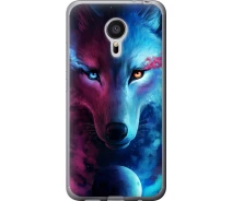 Купить - чехол для смартфона  Чехол 2d пластиковый на телефон Meizu MX5 Арт-волк "3999t-105-1529"