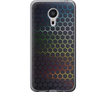 Купить - чехол для смартфона  Чехол 2d пластиковый на телефон Meizu MX5 Переливающиеся соты "498t-105-1529"