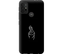 Купить - чехол для смартфона  Чехол tpu черный на телефон Motorola Moto G30 Love You "4298b-2320-1529"