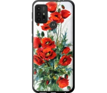 Купить - чехол для смартфона  Чехол tpu черный на телефон Motorola Moto G30 Маки "523b-2320-1529"