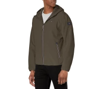 Купить - куртку мужскую  Мужская куртка Softshell Tommy Hilfiger с капюшоном 1159801079 (Зеленый, 4XL) (art224281)