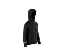 Купить - куртку мужскую  Куртка мужская с капюшоном Compressport Thunderstorm Waterproof 25/75 Jacket, Black, S