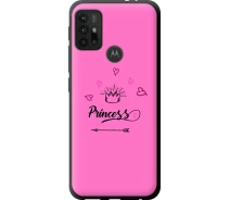 Купить - чехол для смартфона  Чехол tpu черный на телефон Motorola Moto G30 Princess "4361b-2320-1529"