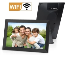 Купить - цифровую фоторамку  Цифровая фоторамка 10,1-дюймовая фоторамка с Wi-Fi, 16 ГБ памяти для мобильного телефона (2151351295)
