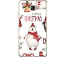 Купить - чехол для смартфона  Чехол силиконовый на телефон Samsung Galaxy A9 Pro Merry Christmas "4106u-724-1529"