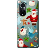 Купить - чехол для смартфона  Чехол силиконовый на телефон Huawei Nova 9 Pro Новогодний 1 "4614u-2503-1529"