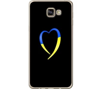 Купить - чехол для смартфона  Чехол силиконовый патриотический на телефон Samsung Galaxy A9 Pro Жёлто-голубое сердце "885u-724-1529"