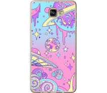 Купить - чехол для смартфона  Чехол силиконовый на телефон Samsung Galaxy A9 Pro Розовая галактика "4146u-724-1529"
