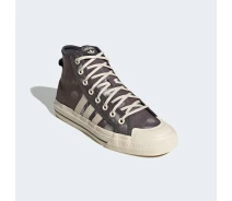 Купить - мужской кед  Винтажные кеды NIZZA HI RF Adidas с принтом 1159801441 (Серый, 40)