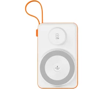 Купить - power bank  Внешний аккумулятор WiWU Core 2 in 1 Wi-P007 10000mAh 22.5w White/Orange [104323]