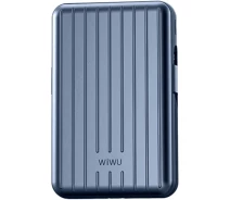 Купить - power bank  Внешний аккумулятор WiWU Trunk Series Magnetic PP04 Wireless Charger 20000mAh 22.5W Blue [104337]