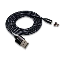 Купить - адаптер и кабель  Кабель USB WALKER C590 Micro Magnetic black