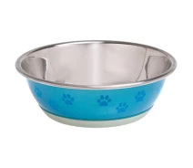 Купить - миску и контейнер для собак  Миска для кошек Flamingo Bowl Selecta Paw с узором, 0.3 л